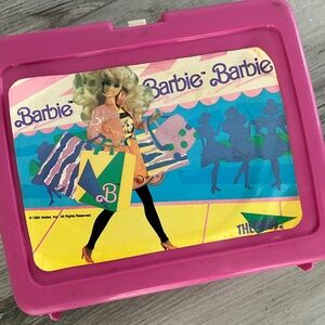 Barbie vintage authentic original lunchbox from the 1990 with thermos
